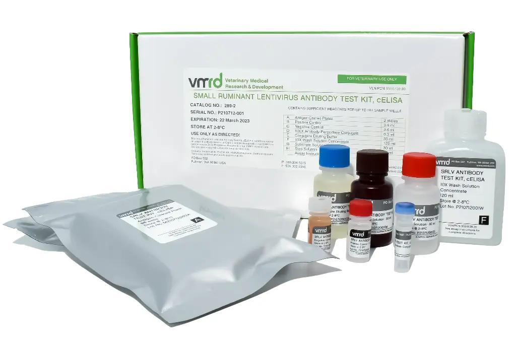 Small Ruminant Lentivirus Antibody, cELISA Kit